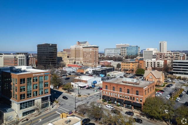 Greenville is home to a bustling downtown and residential corridors.