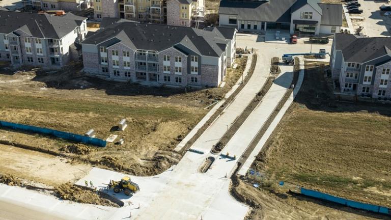 New multifamily construction in Houston, Texas
