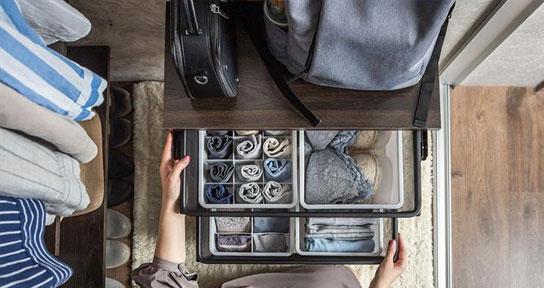 well-organized drawer