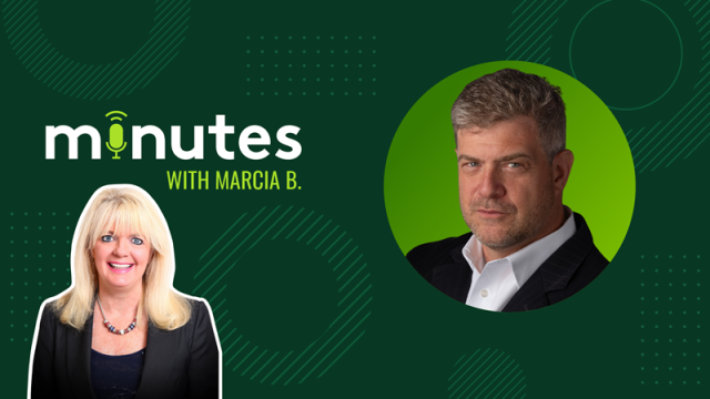 Minutes with Marcia B. episode with Patrick Morin