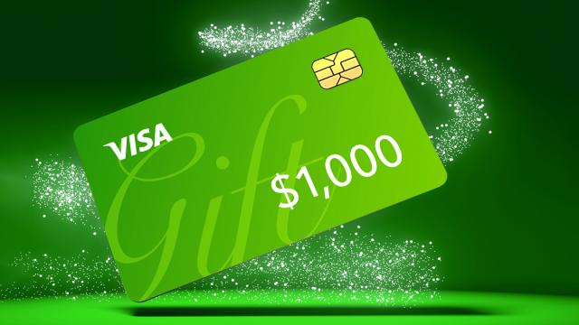 $1,000 gift card