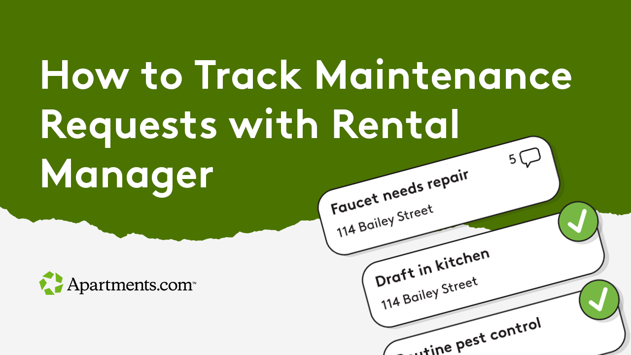 Illustration of maintenance requests