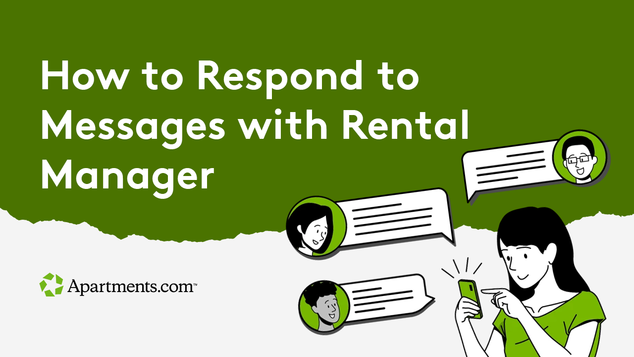 Video thumbnail image of a landlord messaging renters.