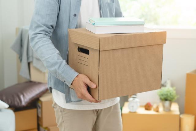 Student moving into an apartment