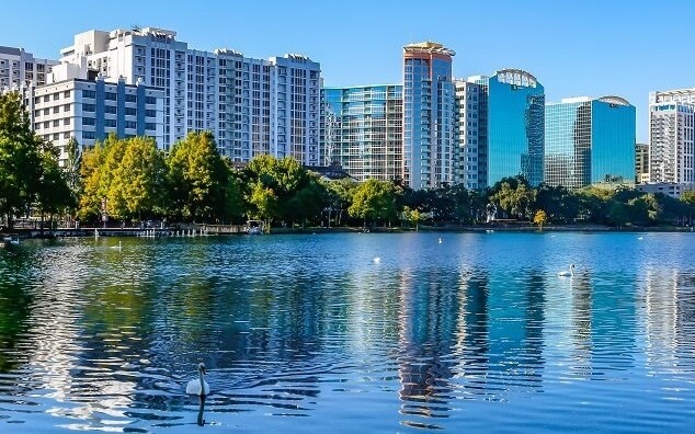 Lake Eola Park in Orlando FL