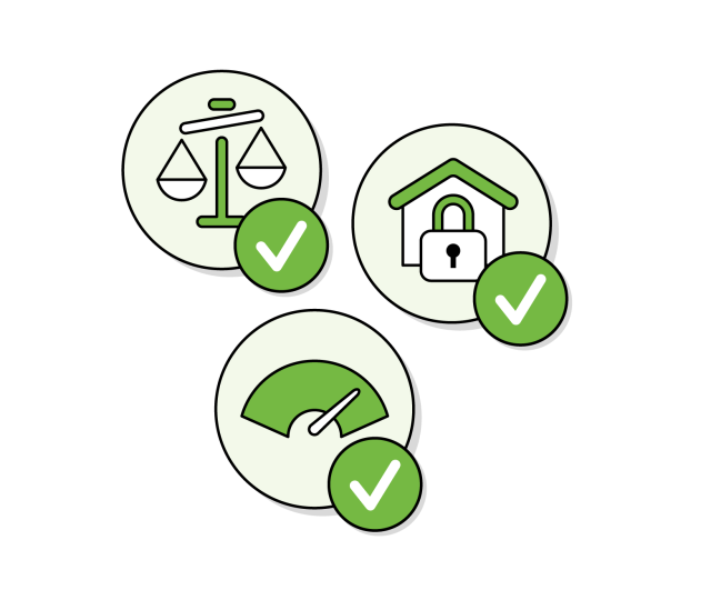 Illustrations of various screening criteria being displayed.