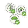 Illustrations of various screening criteria being displayed.
