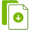An icon depicting a download in progress